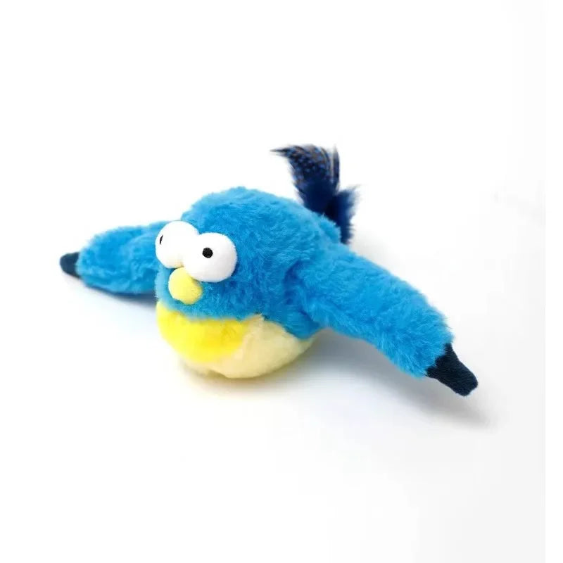 Electric Catnip Pat Bird Interactive Rechargeable Cat Toy