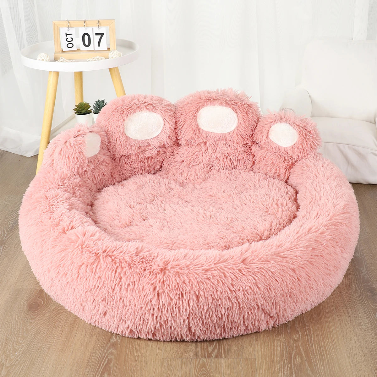 Fluffy Plush Dog Bed for Large and Small Pets