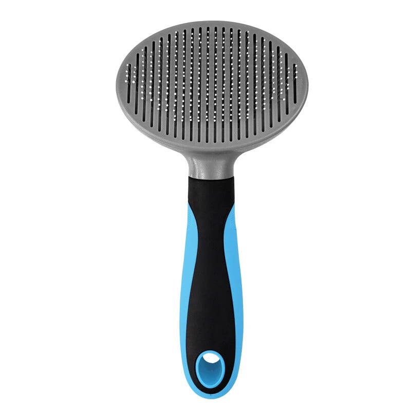 Self-Cleaning Slicker Pet Grooming Brush Anti-Slip