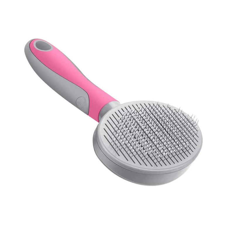 Self-Cleaning Slicker Pet Grooming Brush Anti-Slip
