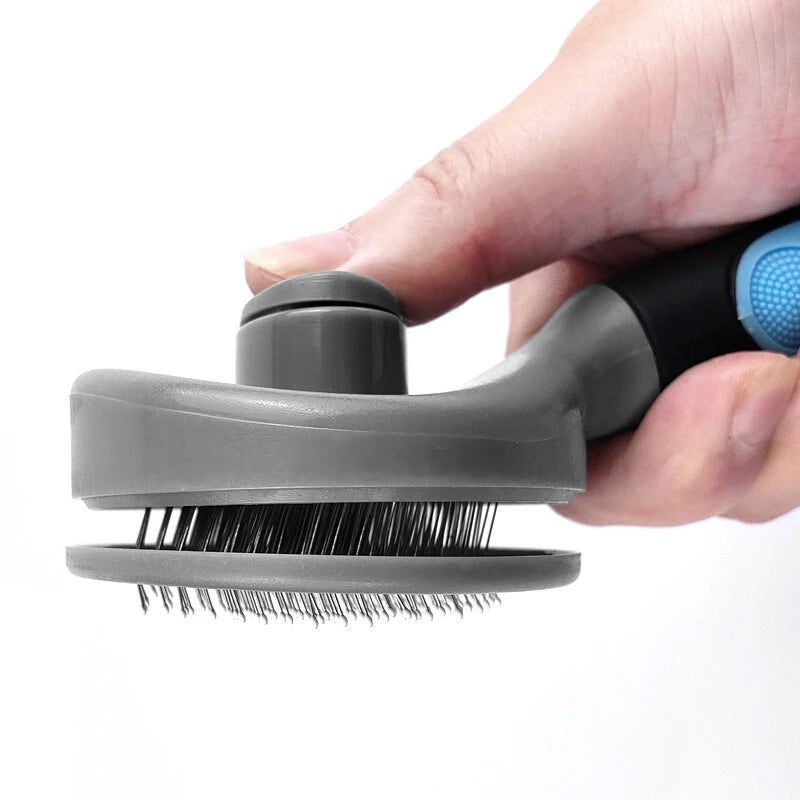 Self-Cleaning Slicker Pet Grooming Brush Anti-Slip