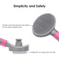 Self-Cleaning Slicker Pet Grooming Brush Anti-Slip