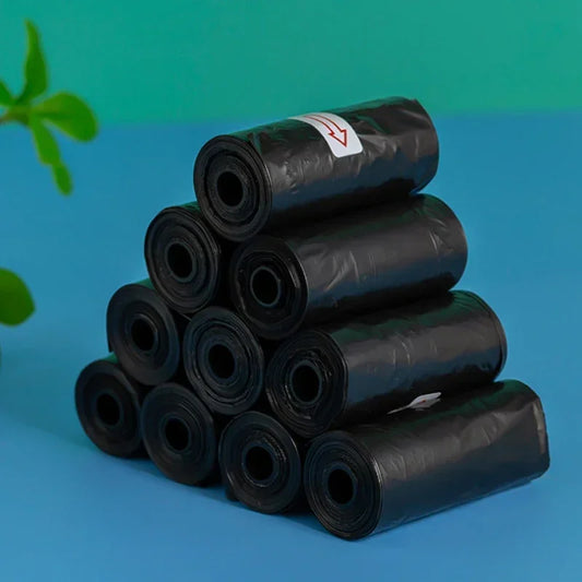10-Roll Degradable Pet Waste Bags for Cleanup