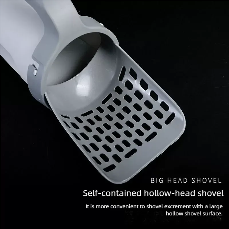 Integrated Cat Litter Scoop with Portable Waste Bin