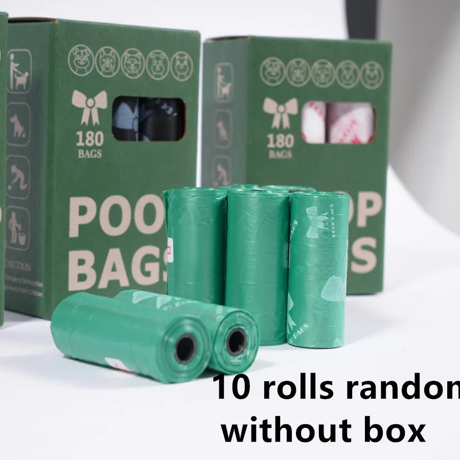 180-Count Thick Leak-Proof Dog Poop Bags Rolls