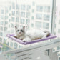 Hanging Window Cat Hammock Bed with Climbing Frame