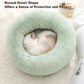 Soft Plush Donut Pet Bed for Dogs Cats