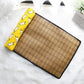 Cat Natural Cooling Mat Summer Pet Self Cooling Pad Cat Bed Mat For Dogs Indoor Rattan Weave Mat Sleeping Cat Bed