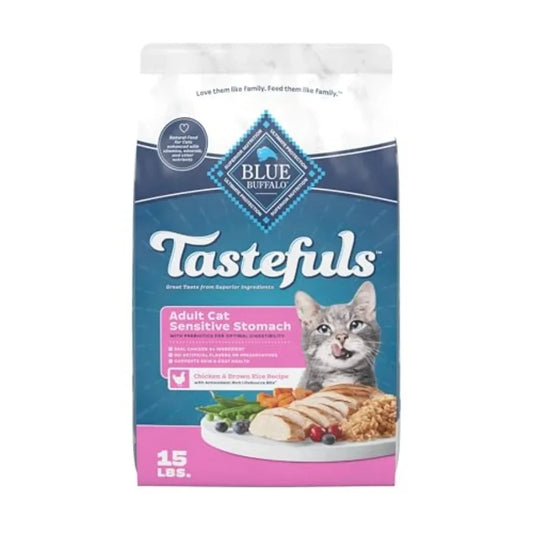 Tastefuls Chicken Brown Rice Sensitive Stomach Cat Food