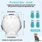 1/2Pcs Cat Muzzle Pet Grooming Cover Accessory Anti-bite Anti-Licking Cat Space Hood Breathable Helmet with 4 Silicone Paw Shoes