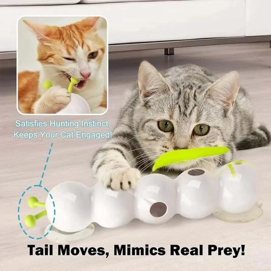 Rechargeable Motion Activated Caterpillar Interactive Cat Toy