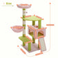 Flower Multi-Level Cat Tree with Sisal Scratching Posts