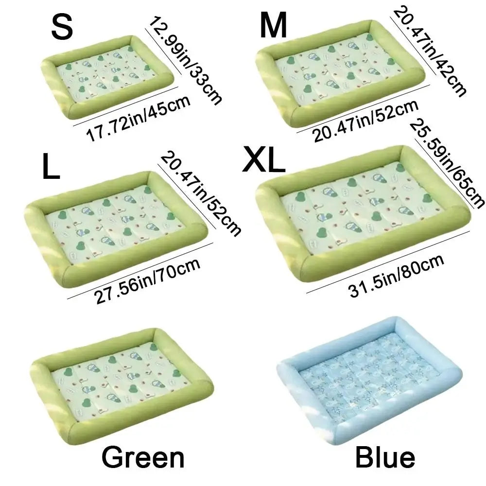 Square Cooling Pet Bed for Dogs and Cats