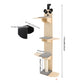 67-Inch Door Hanging Cat Tree with Four Tiers