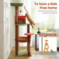 Multi-Level Cat Tree with Hammock and Scratching Posts