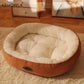 Cozy Oval Plush Pet Bed for Cats Dogs