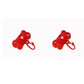 Bone-Shaped Portable Dog Waste Bag Holder with Bags