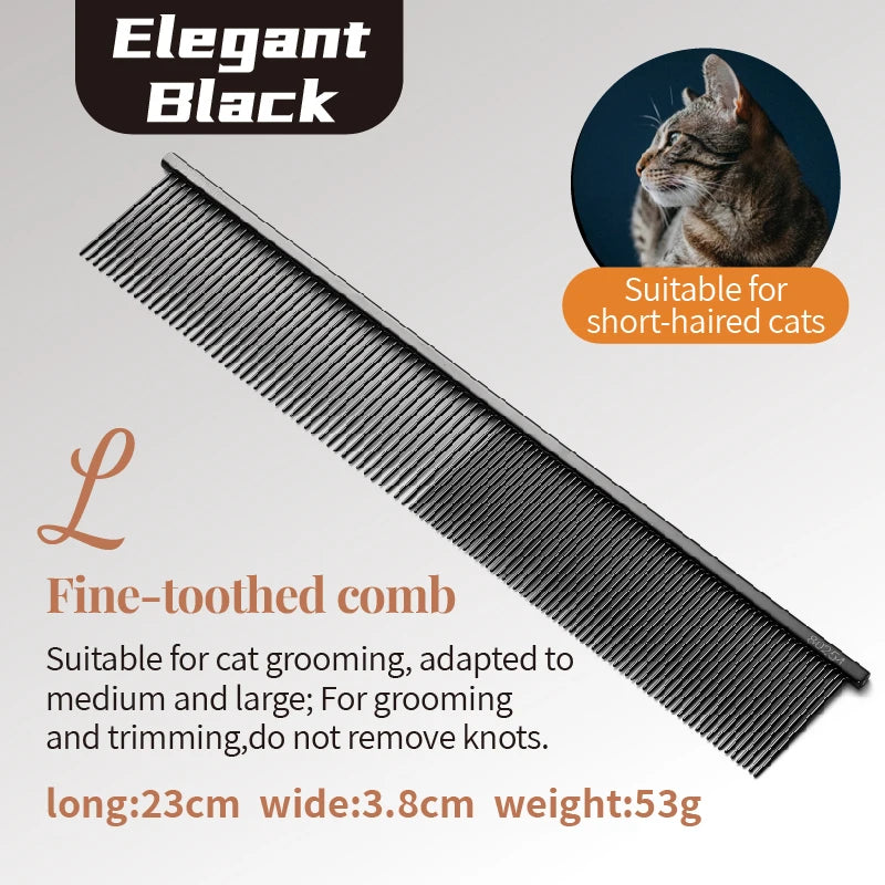 Fenice Professional Stainless Steel Pet Grooming Comb Anti-Corrosion