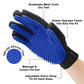 Silicone Pet Grooming Gloves Cats Hair Brush and Comb Gloves to Bathe Dogs Cleaning Hair Removal  for Dog Animal Use Supplies