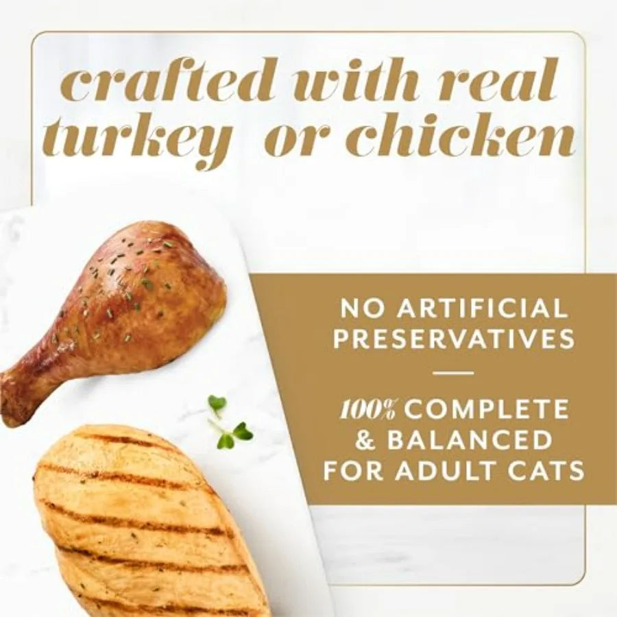 Purina Gems Turkey Chicken Wet Cat Food Variety Pack
