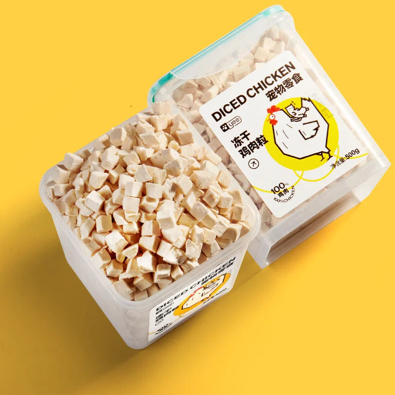 Freeze-Dried Chicken Pellets High Protein Cat Treats 500g