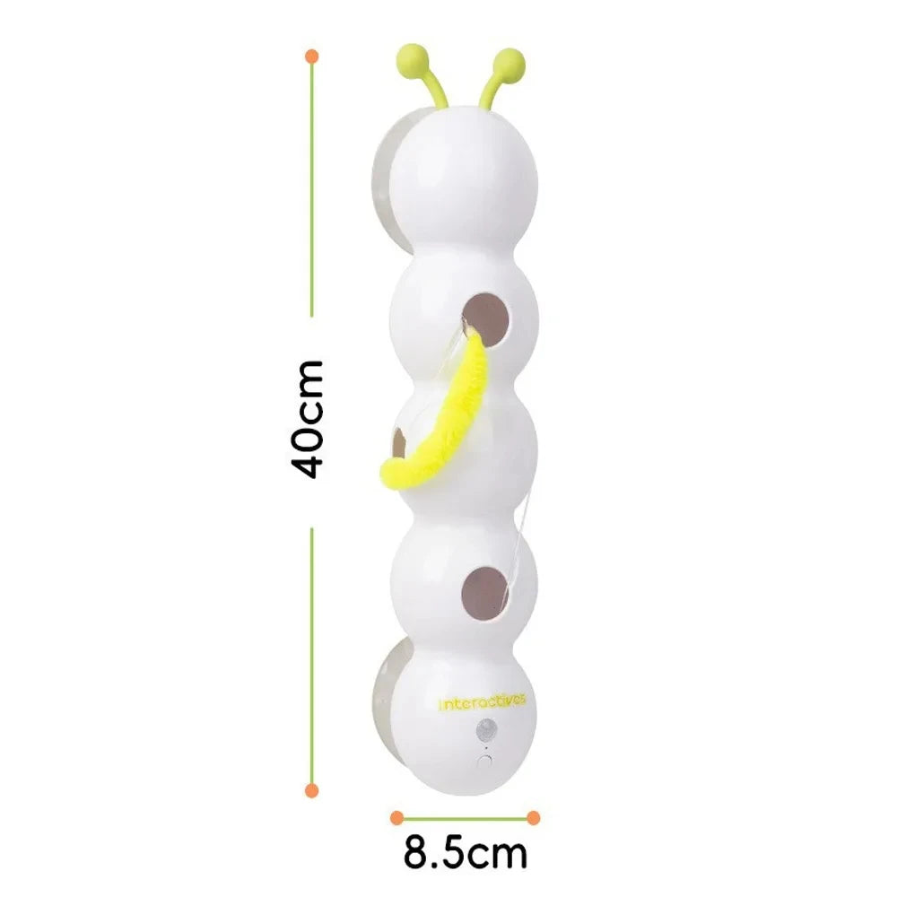 Rechargeable Motion Activated Caterpillar Interactive Cat Toy