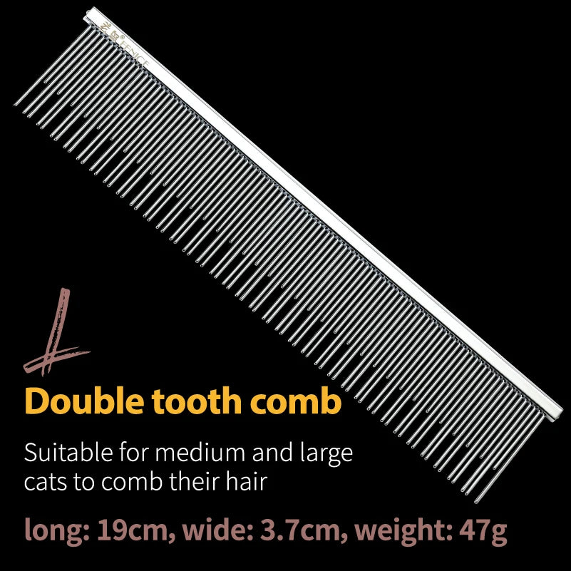 Fenice Professional Stainless Steel Pet Grooming Comb Anti-Corrosion