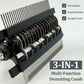 3-in-1 Pet Grooming Brush with Stainless Steel Teeth