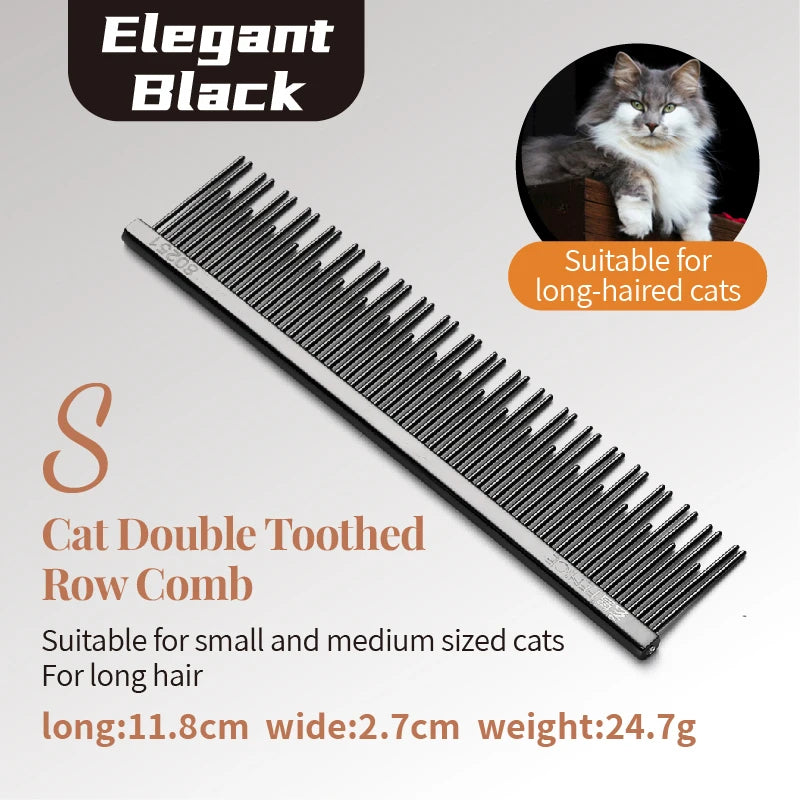 Fenice Professional Stainless Steel Pet Grooming Comb Anti-Corrosion