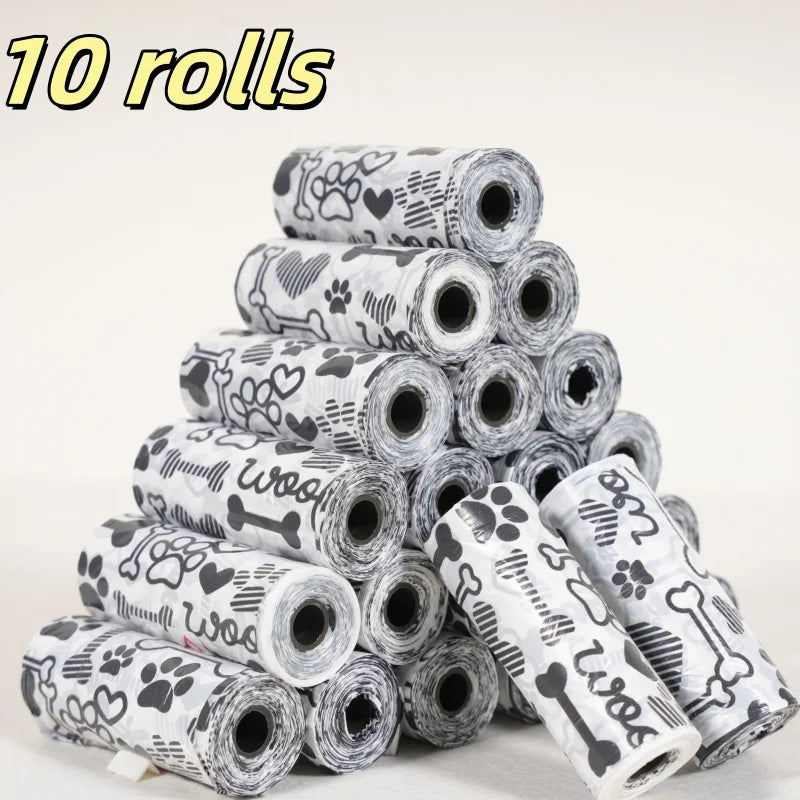 180-Count Thick Leak-Proof Dog Poop Bags Rolls