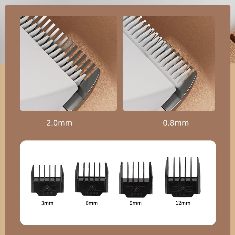 Pet Hair Clipper with LED Display Grooming Trimmer