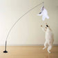 Colorful Feather Bell Sucker Cat Teaser Wand Toy
