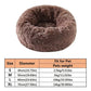 Soft Plush Donut Pet Bed for Dogs Cats