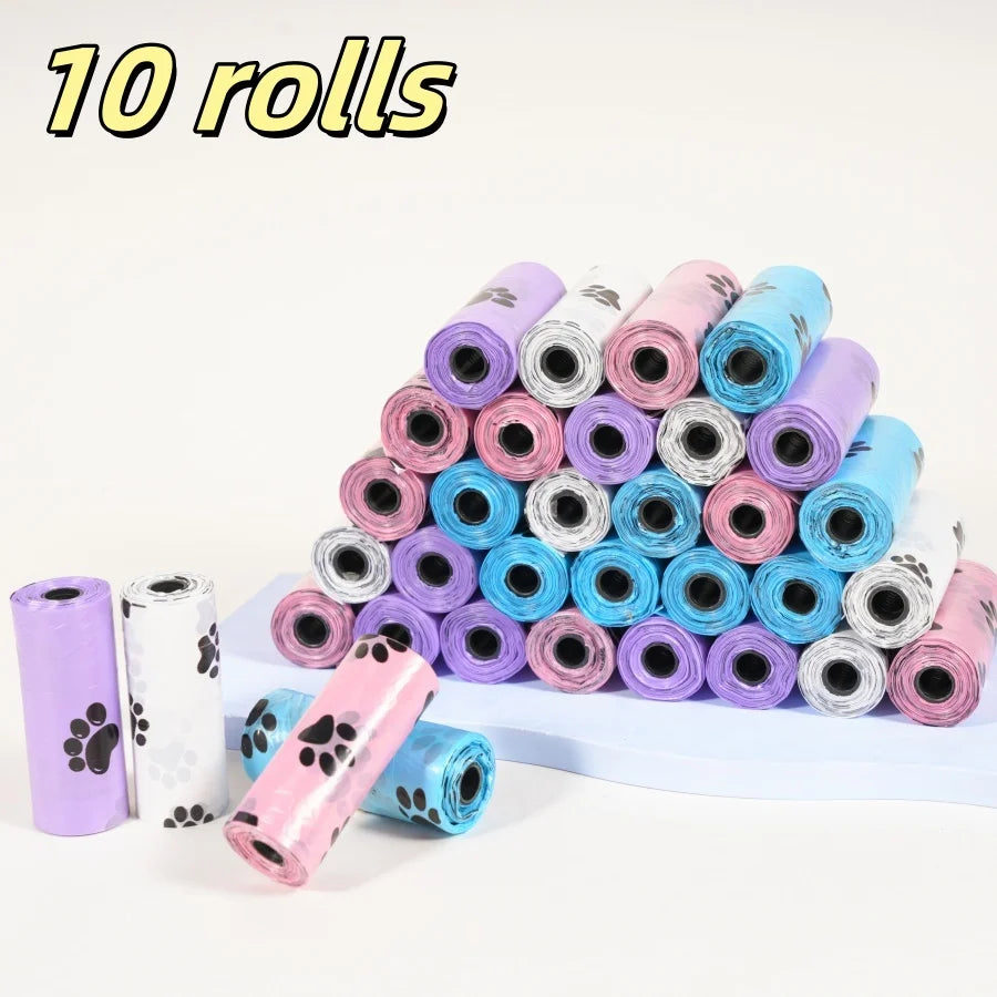 180-Count Thick Leak-Proof Dog Poop Bags Rolls