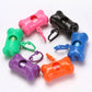 Bone-Shaped Portable Dog Waste Bag Holder with Bags