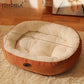 Cozy Oval Plush Pet Bed for Cats Dogs