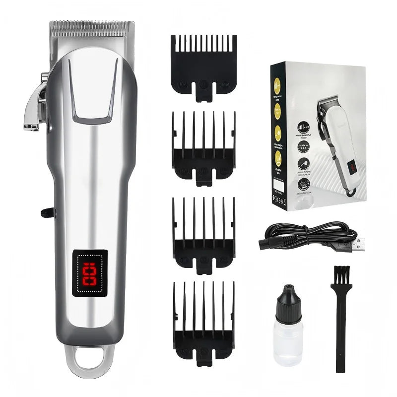 Pet Hair Clipper with LED Display Grooming Trimmer