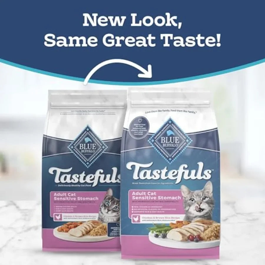 Tastefuls Chicken Brown Rice Sensitive Stomach Cat Food