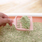 Candy Colored Cat Litter Shovel with Horizontal Handle