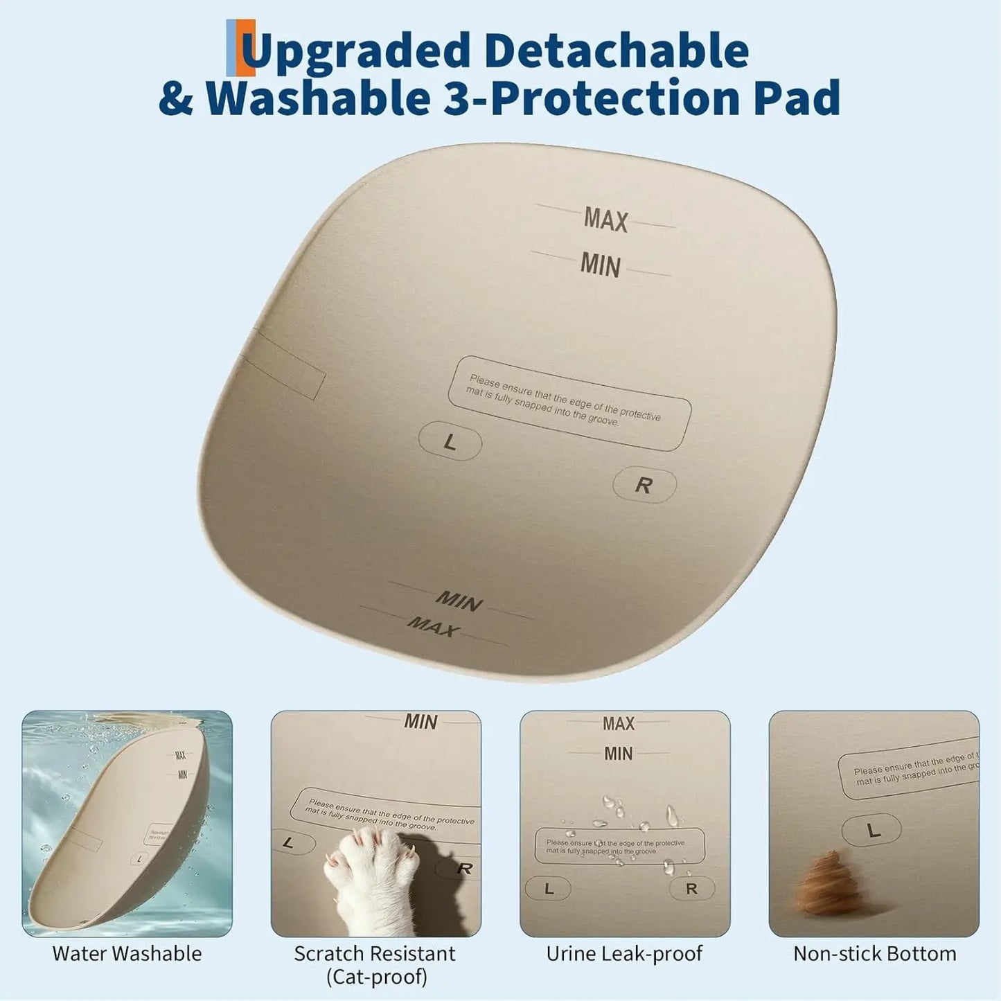 Automatic Self-Cleaning Cat Litter Box with App Control