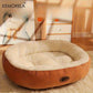 Cozy Oval Plush Pet Bed for Cats Dogs