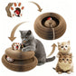 Foldable Corrugated Cat Scratching Board with Ball Track Toy Durable Scratch Pad Bed Free Surprise Gift USA Warehouse