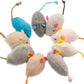Catnip Rattle Mouse Toys for Interactive Indoor Cats