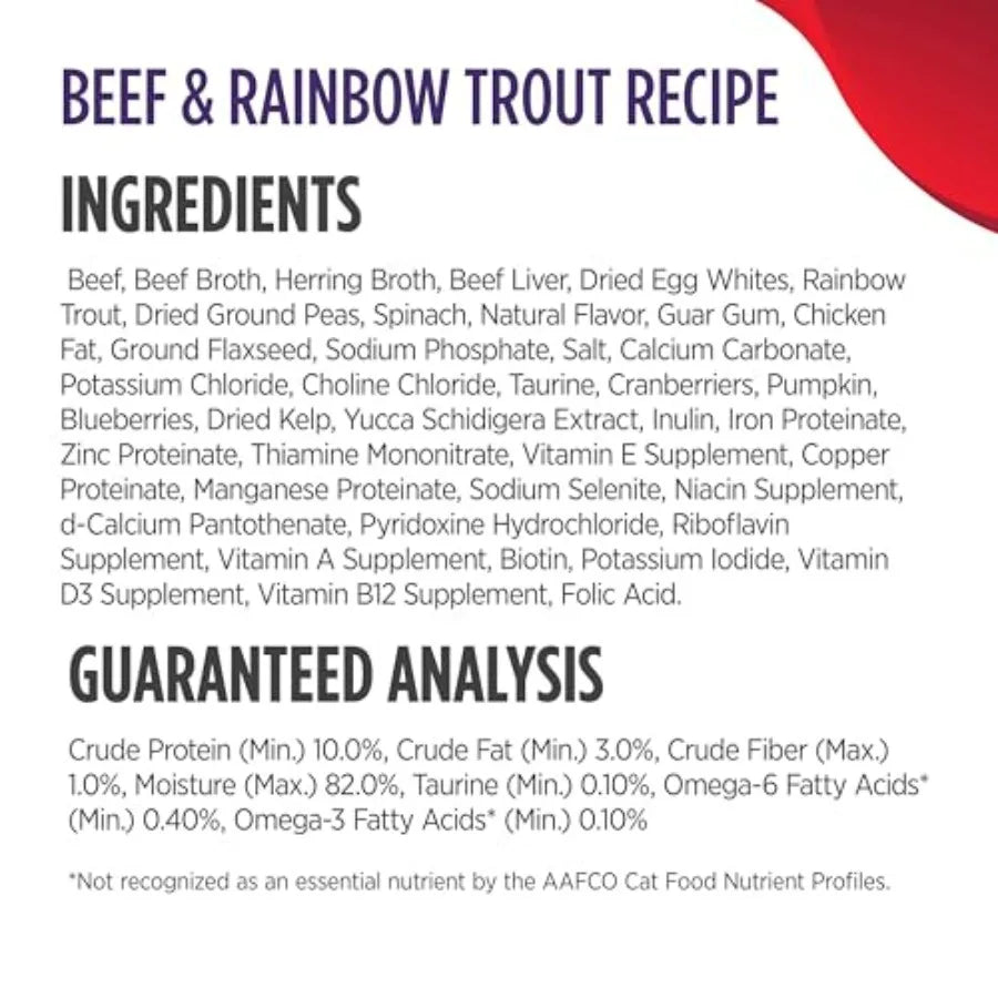 Grain-Free Shredded Wet Cat Food Variety Pack 12