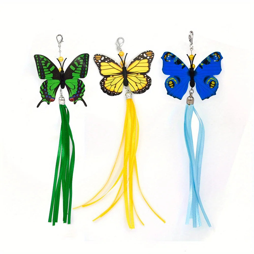 11-Pack Interactive Feather Bell Cat Teaser Toys