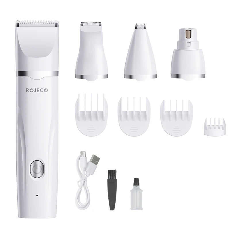 4-in-1 Electric Pet Grooming Trimmer Kit Professional