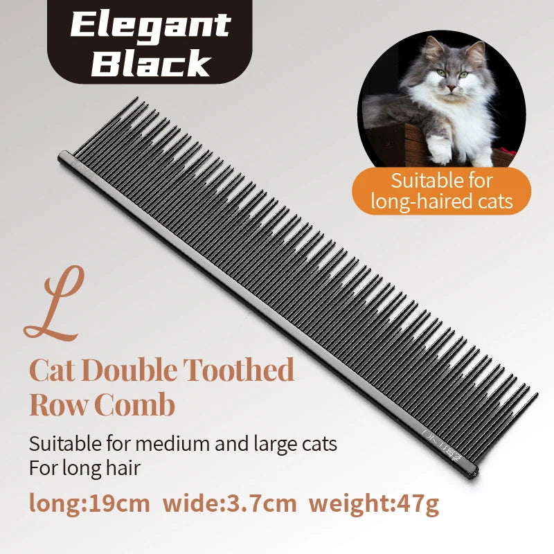 Fenice Professional Stainless Steel Pet Grooming Comb Anti-Corrosion