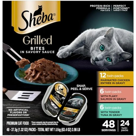 Perfect Portions Grilled Wet Cat Food Twin Pack