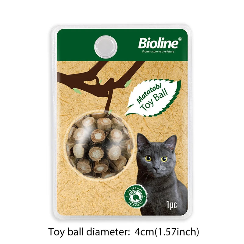 Matatabi Cat Toy Ball Teeth Cleaning Chew