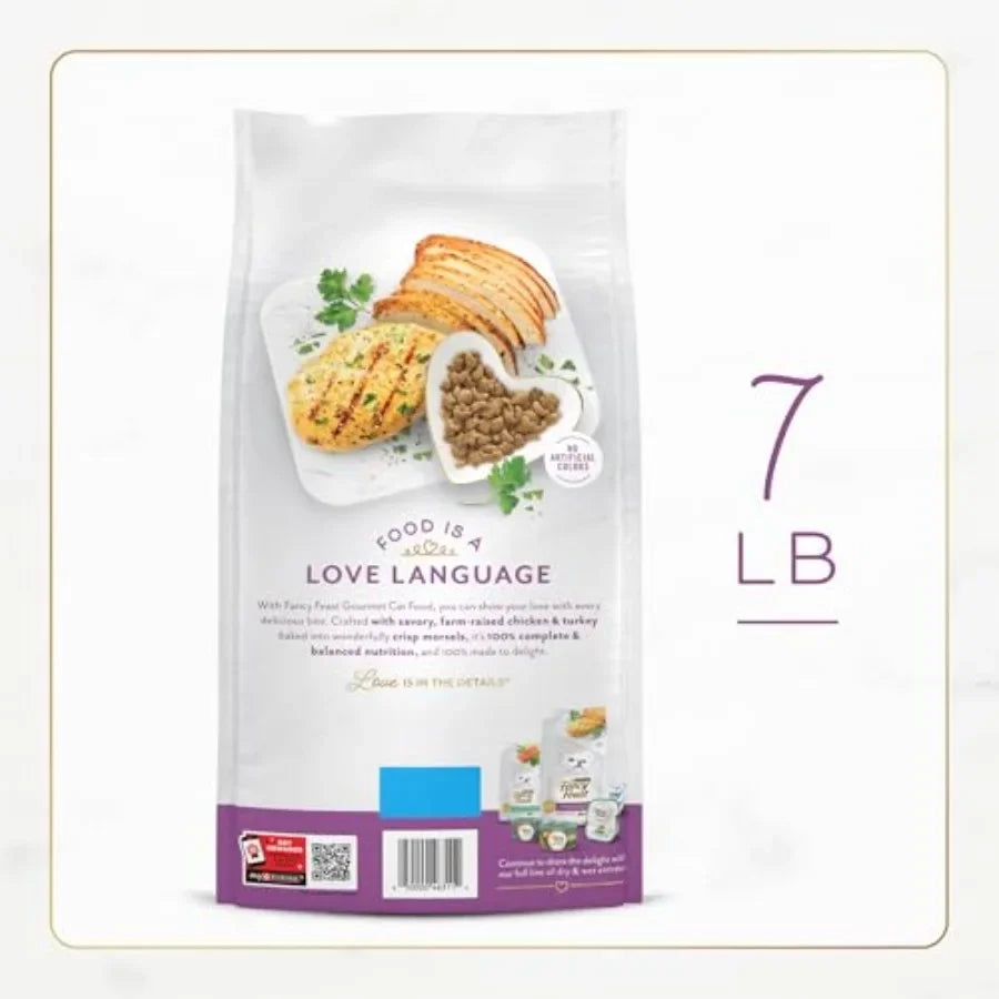 Purina Chicken Turkey Dry Cat Food 7 lb Bag